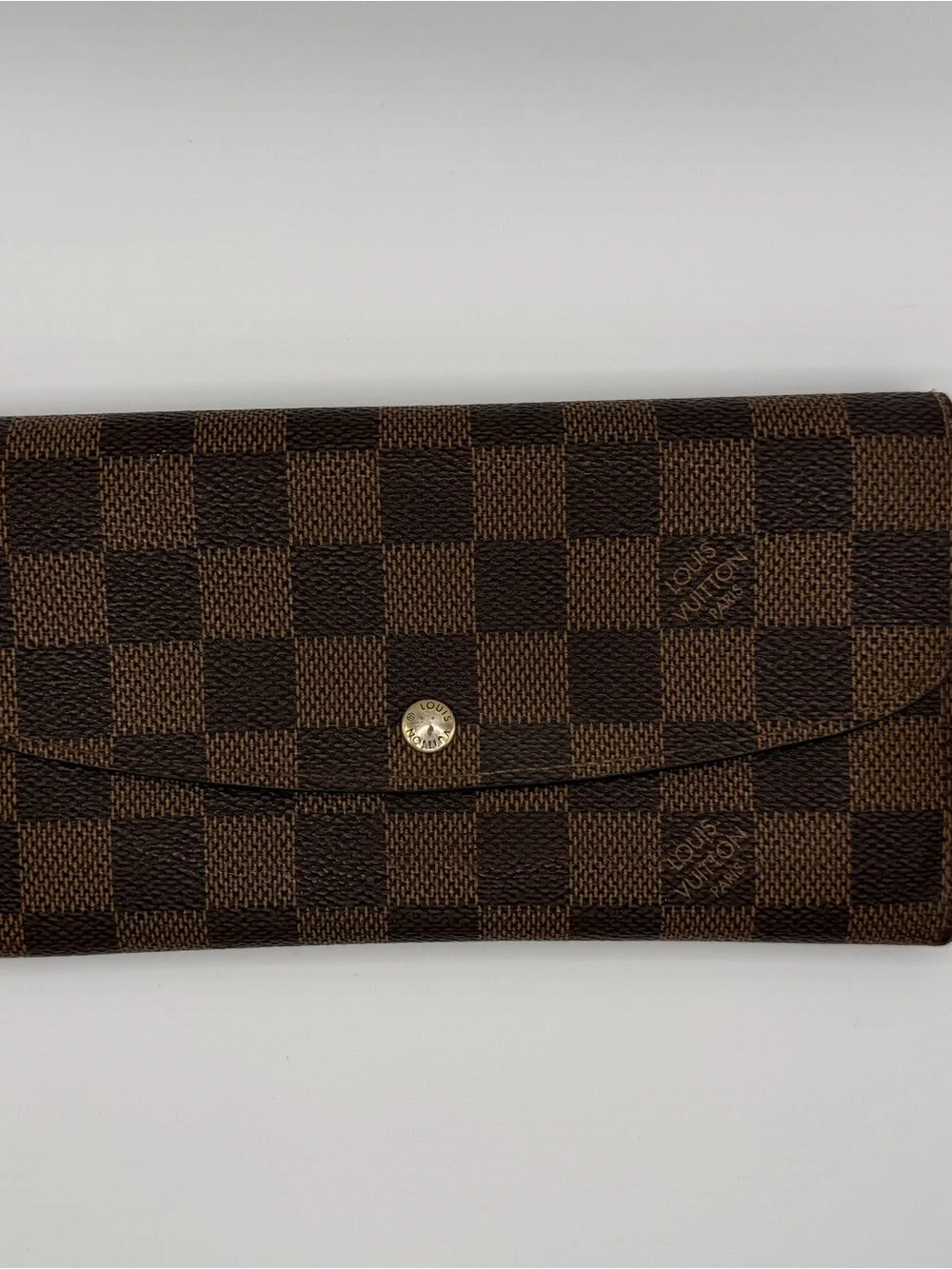 Louis Vuitton Damier Ebene Emilie Wallet